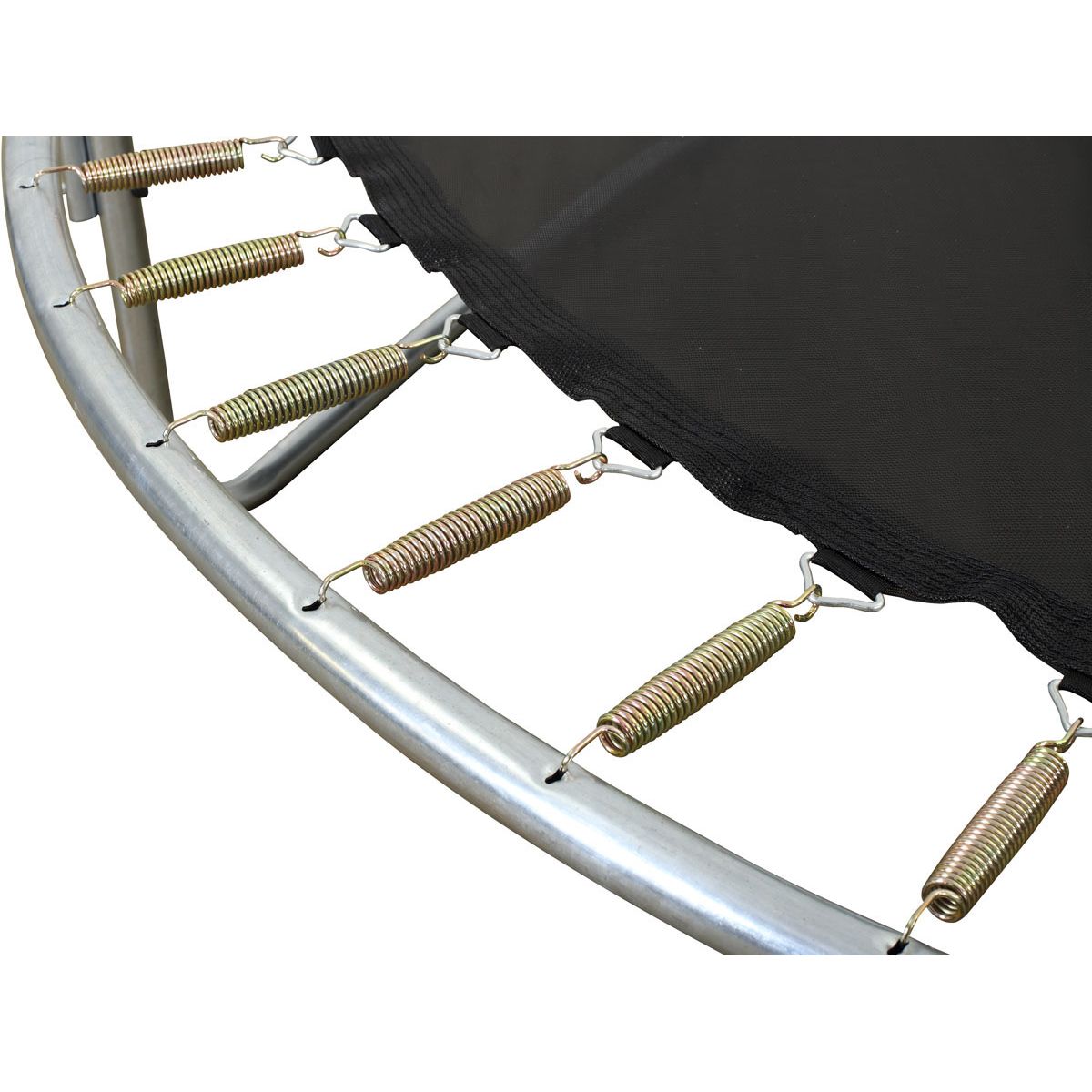 Yoopi Trampolin – Ø 3,65 m – mit Netz, Leiter, Schutzabdeckung und Verankerungsset