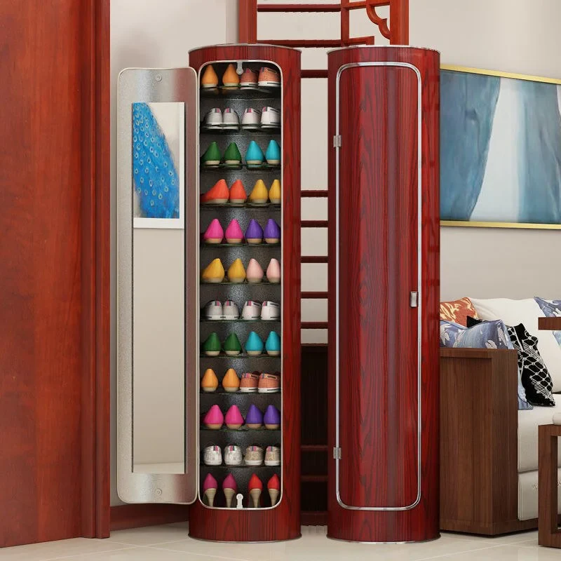 Schuhschrank mit großem Fassungsvermögen, mehreren Ebenen und Rotationsfunktion zur Desinfektion