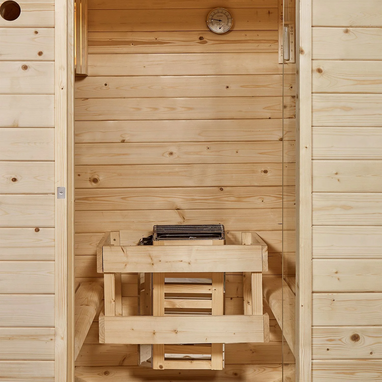2025 Spitzbergen Fasssauna mit Saunaofen
