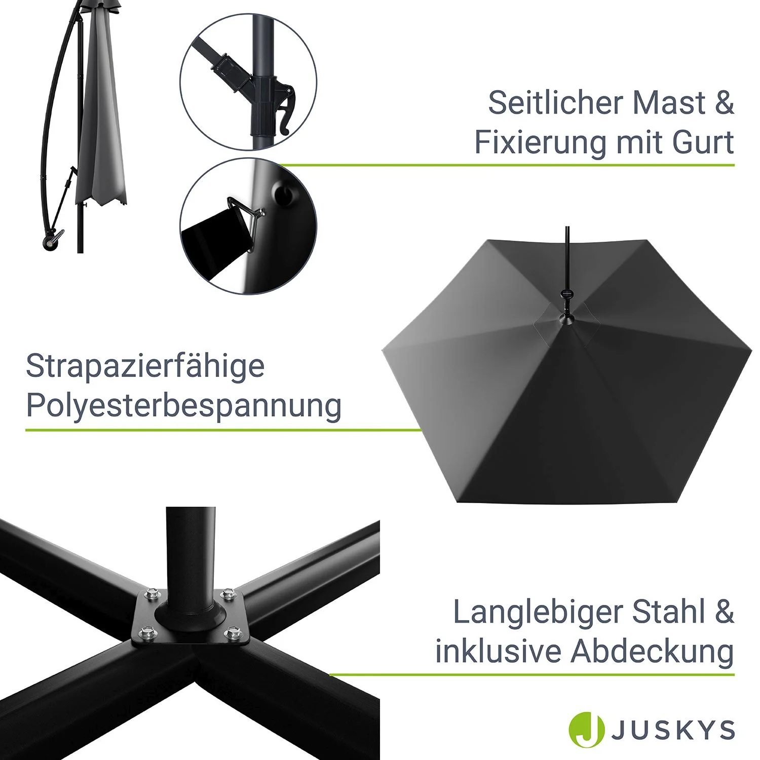 Parapluie LED excentrique 2025 Brésil