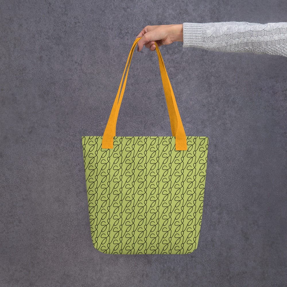 Olive Green Logo Tote Bag