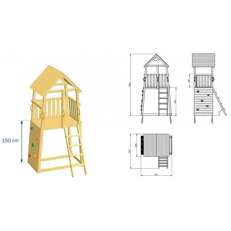 Masgames Belvedere XL kravlegård