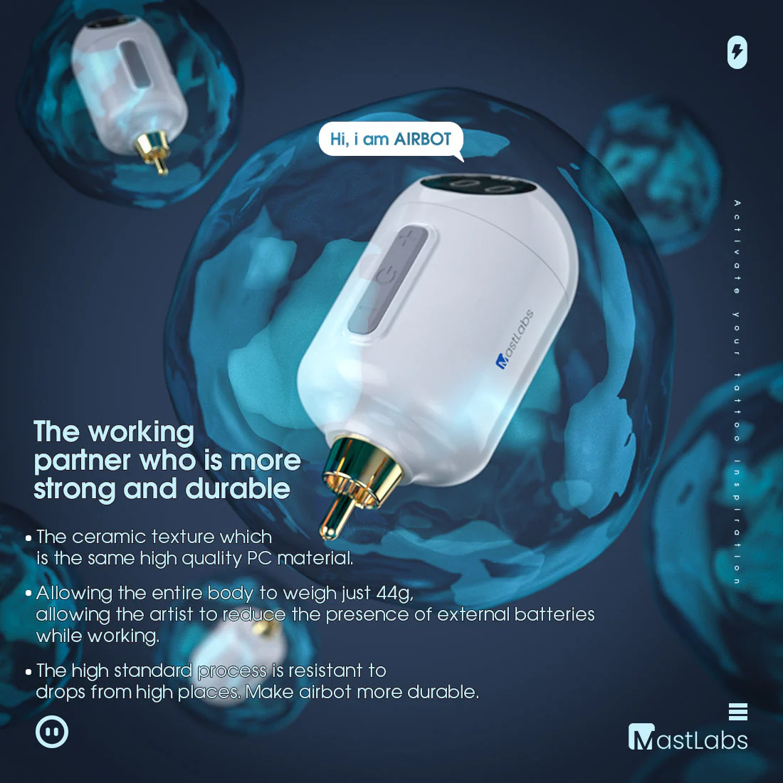 Mast-Tour mit MastLabs Airbot Wireless Smart Battery Kits