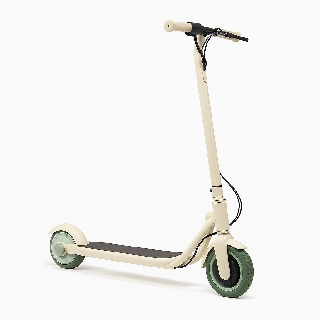 Trottinettes pour enfants, beige et verte, 8-12 ans - IlEVeflf56xK