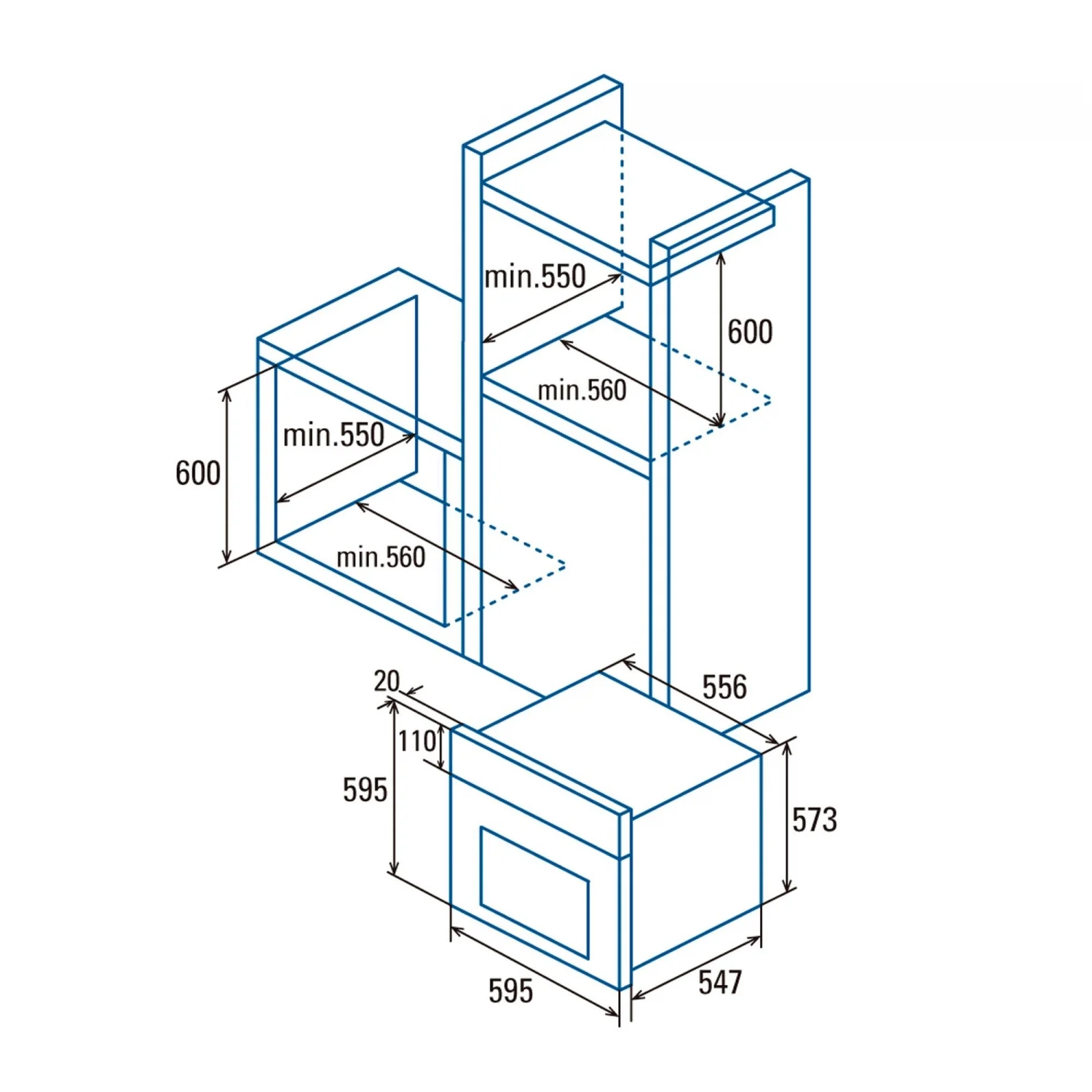 Cata A SES 7004 X Statischer Backofen