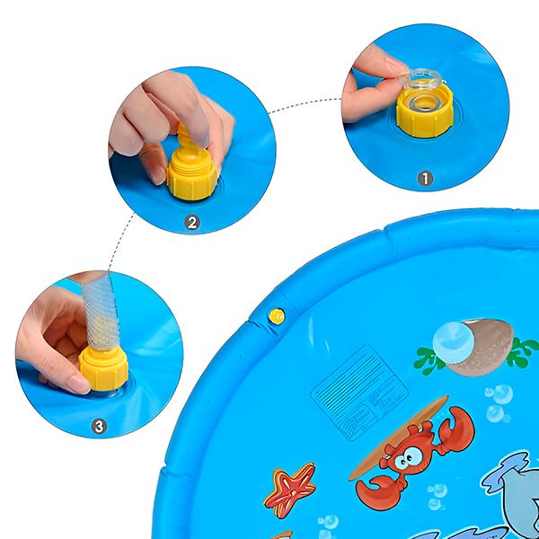 Splashyfun Wasserbrunnenmatte – Wasserspaß für Kinder