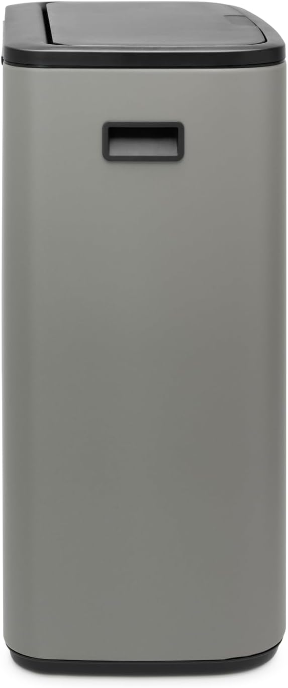 Brabantia Abfalleimer, Stahl matt, Anti-Fingerprint, 2 x 30 l