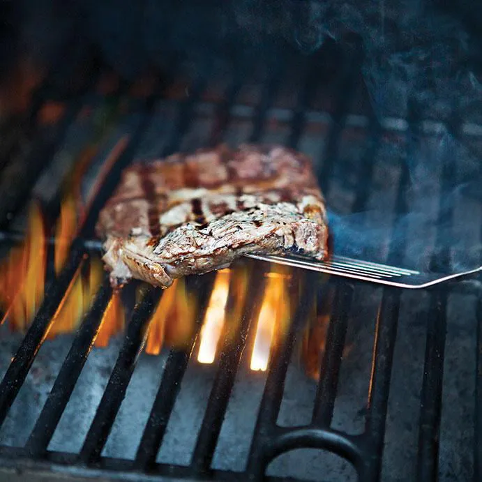 Pit Boss 700FB træpillegrill med flammebrænder. 700 kvadrattommer kogeflade.