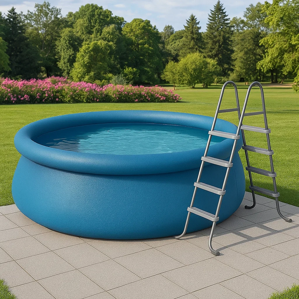 Piscine hors-sol ronde avec pompe de filtration 360x90 cm bleu foncé zqxRrmeI34Gb