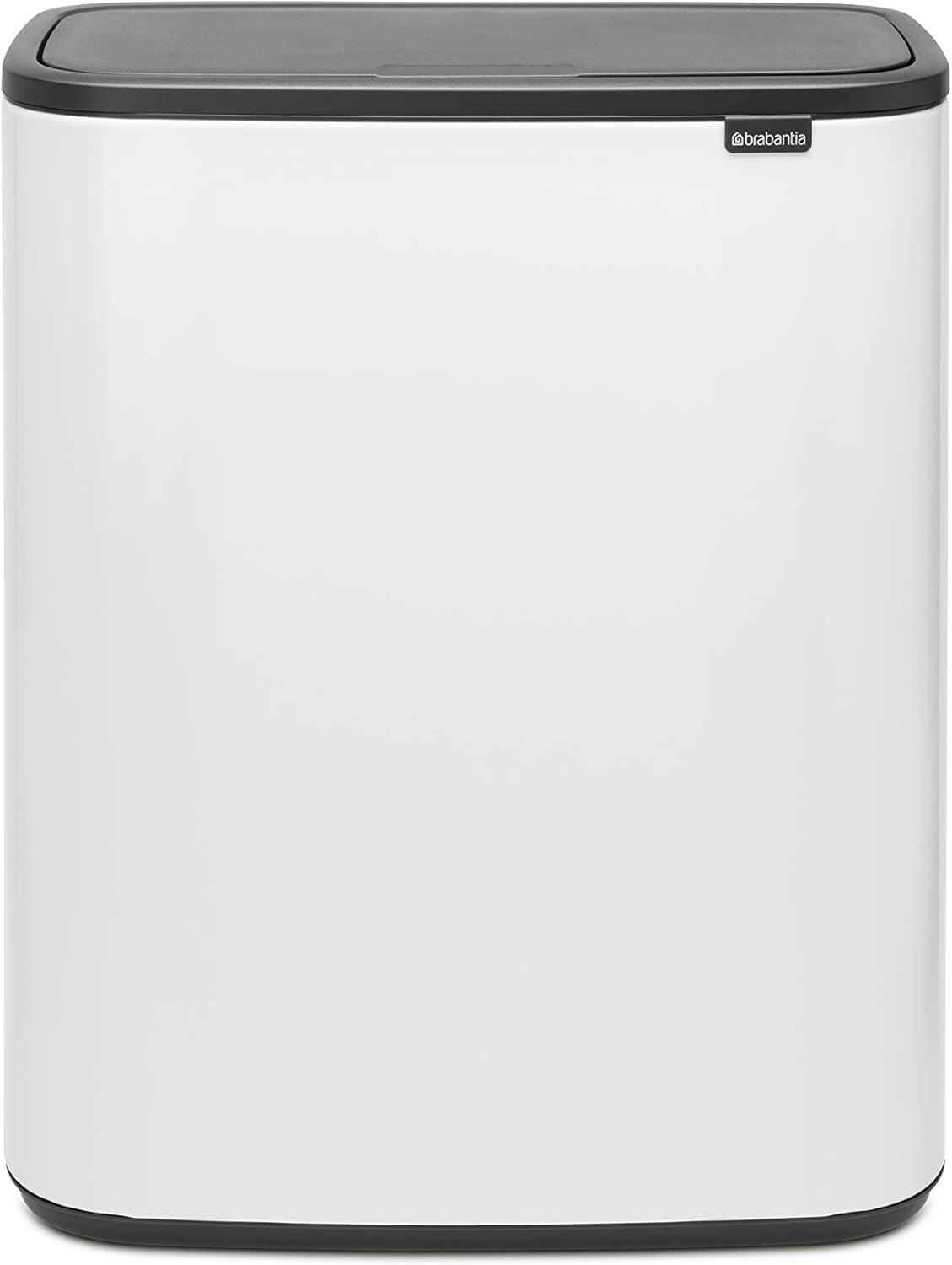 Brabantia Abfalleimer, Stahl matt, Anti-Fingerprint, 2 x 30 l