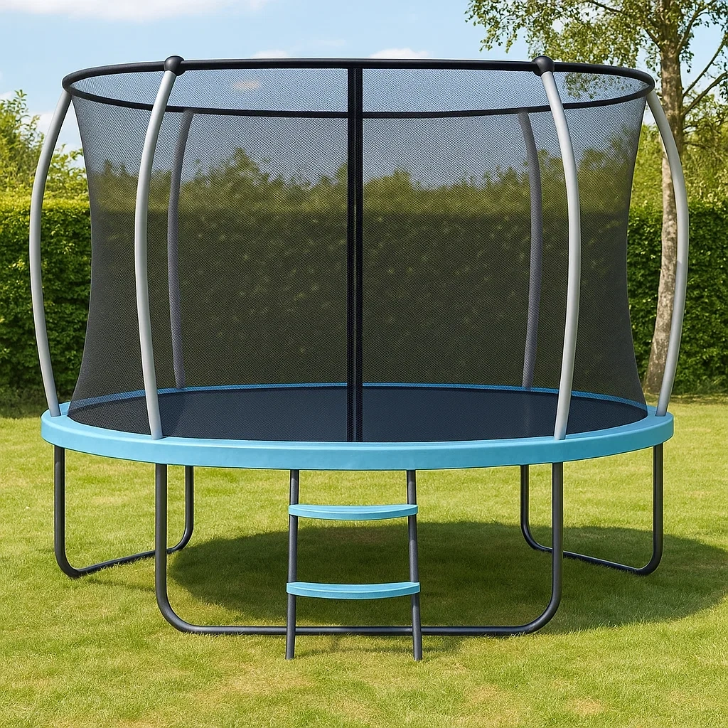 Trampolines 305x250 cm bleu clair - biyjyGOL23pW