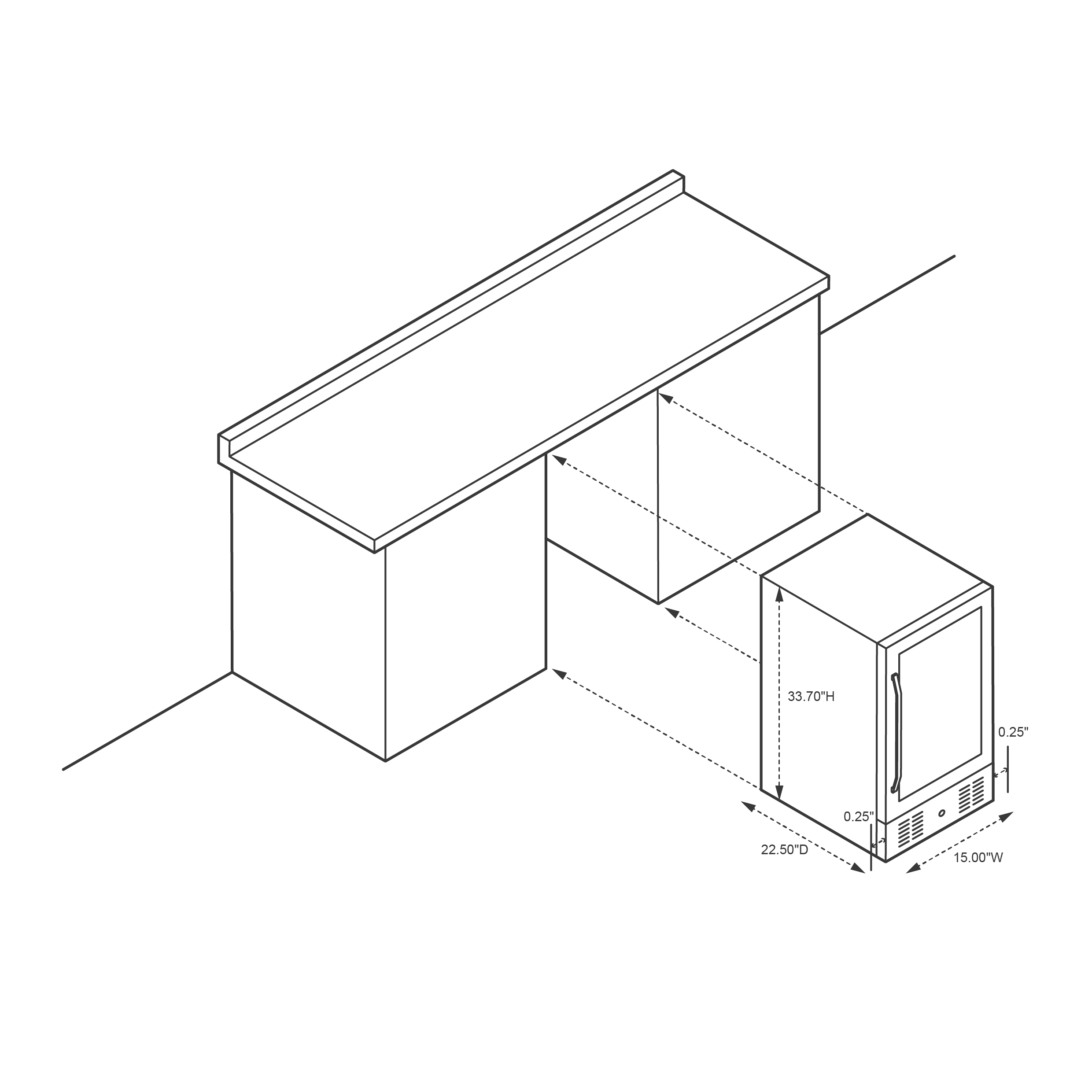 Cave à vin encastrable Newair® 2025, noire – 29 bouteilles – 14,8 zones