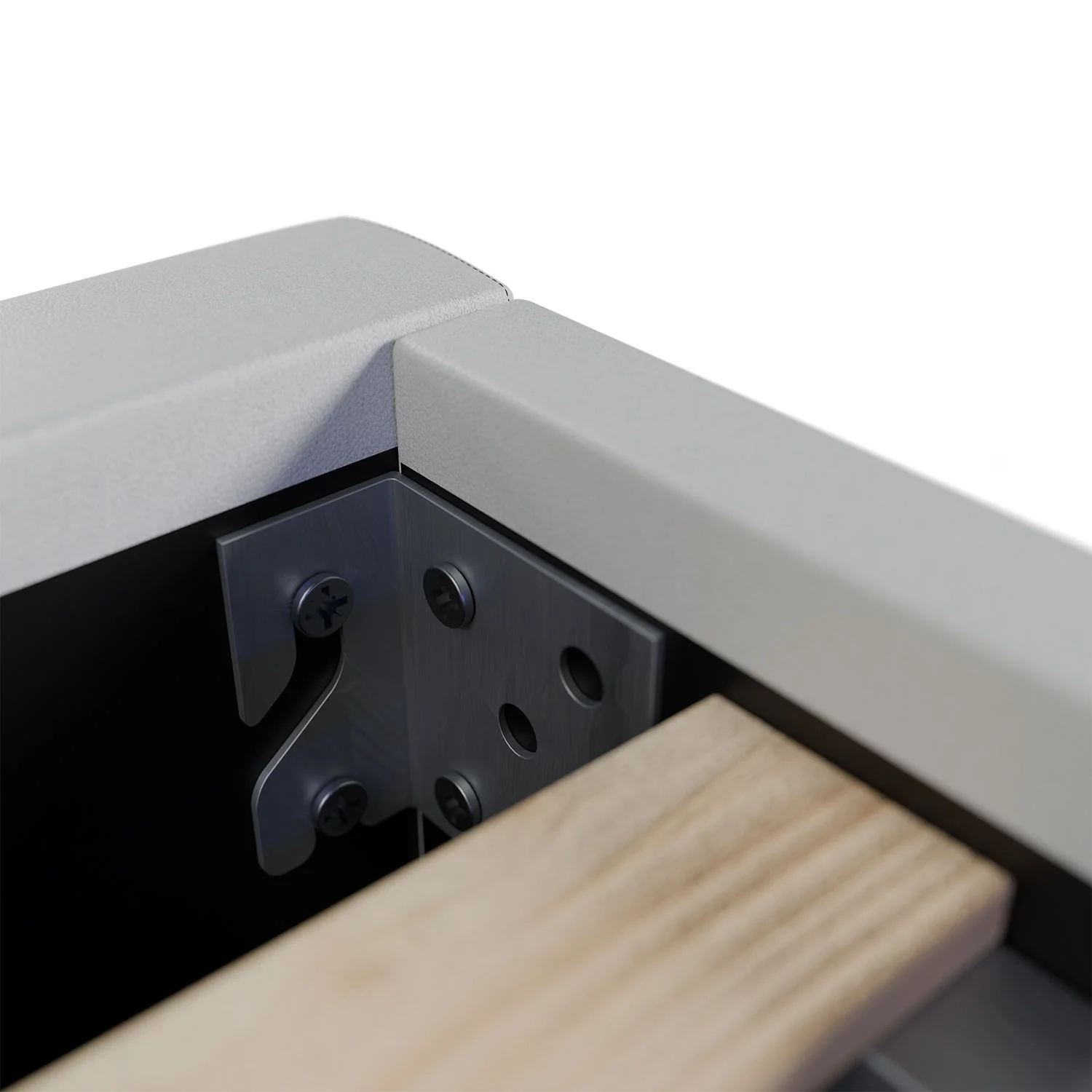 Lit capitonné Verona 2025, 120 x 200 cm, blanc