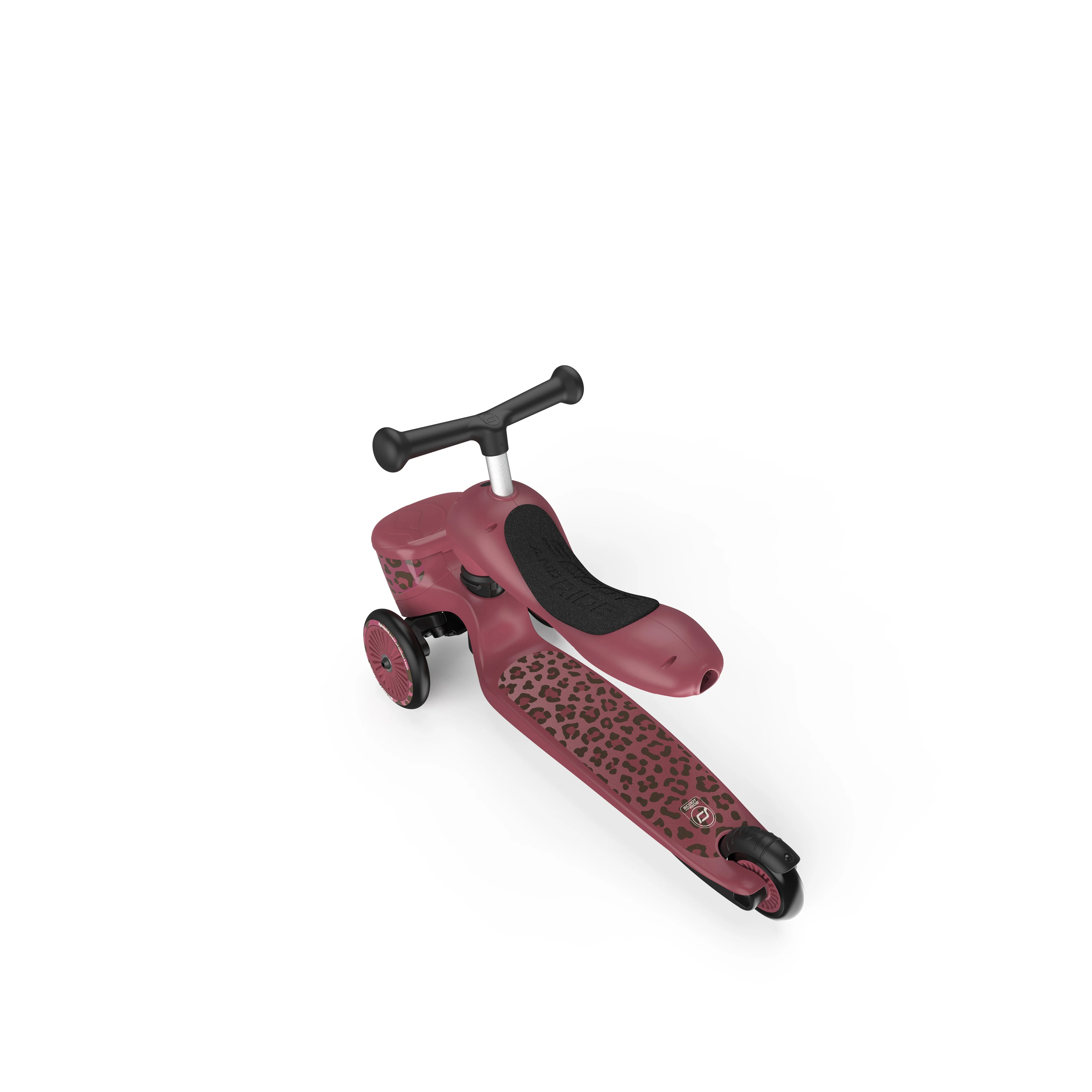 Trottinette 2-en-1 Scoot & Ride Highwaykick 1 Lifestyle avec siège (modèle 2025). Pour les enfants de 1 à 5 ans. Modèle avec compartiment de rangement.