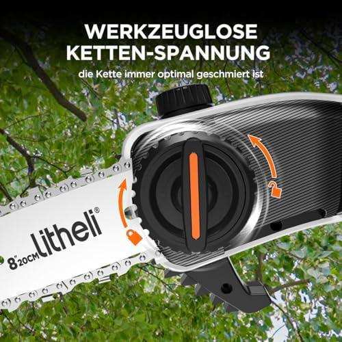 2025 Litheli U20 20V Akku-Teleskopkettensäge (ohne Akku)