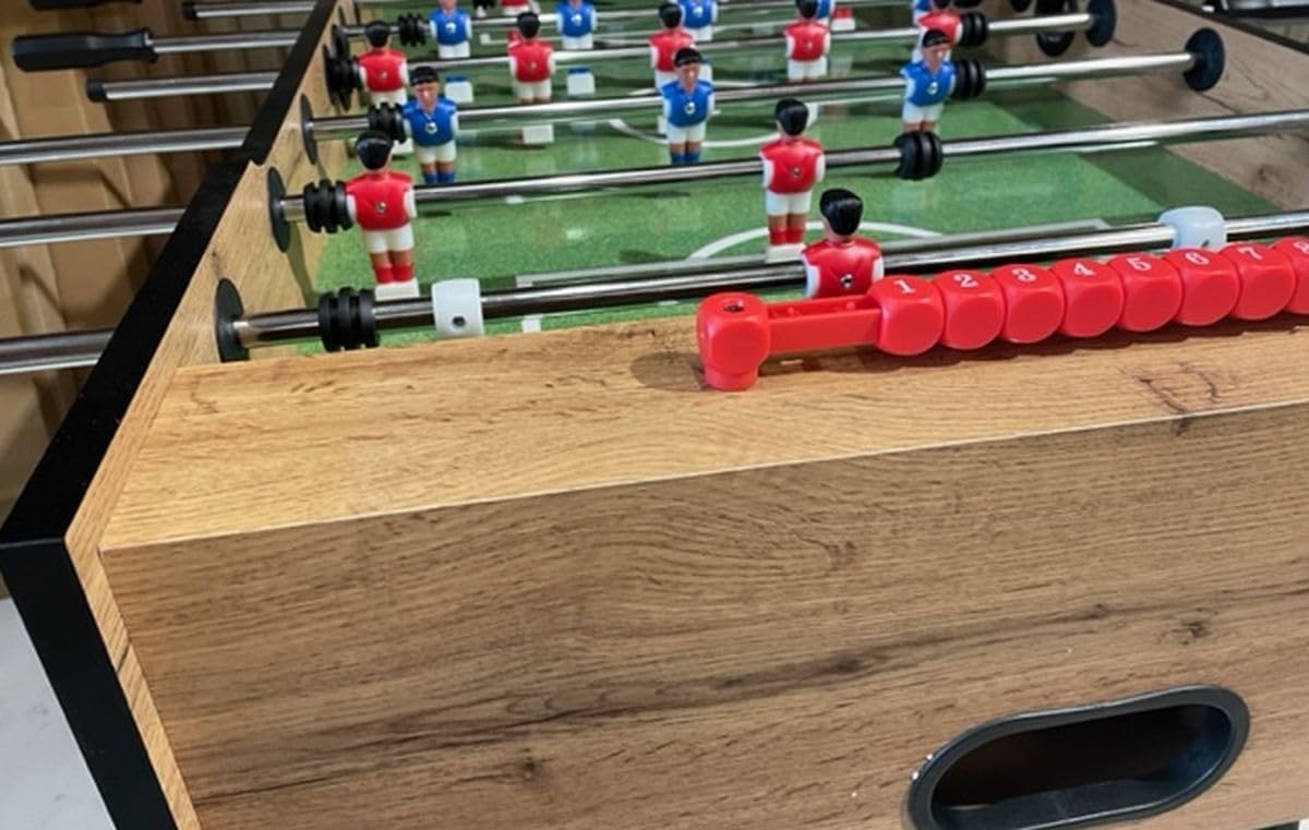 Leomark Spieltisch aus Holz für Kinder und Erwachsene | Spielspaß zu Hause oder auf Partys, Familienunterhaltung | Stabil, lehrreich und einfach aufzubauen