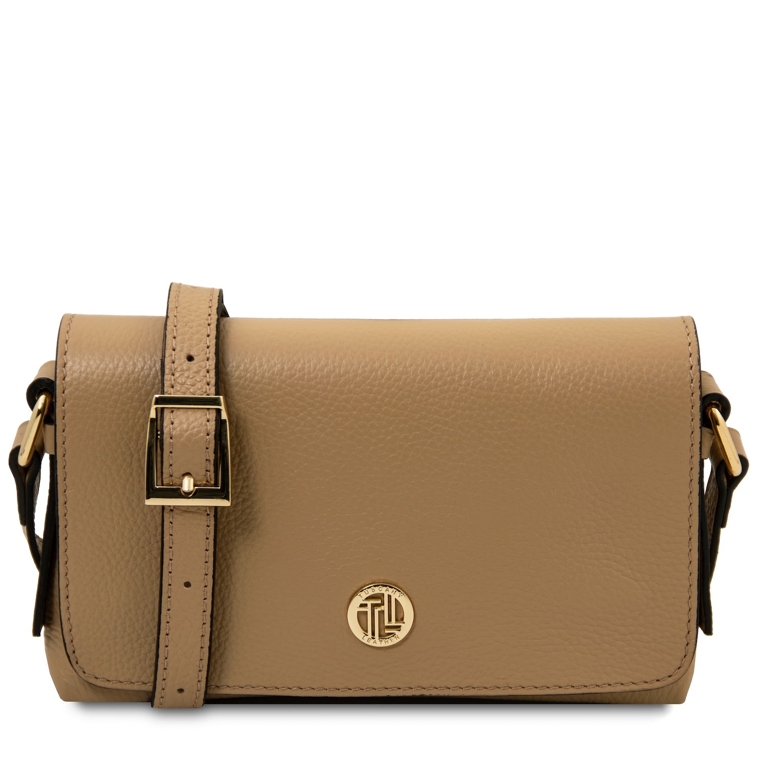 Biscuit - Soft leather shoulder bag | TL142582
