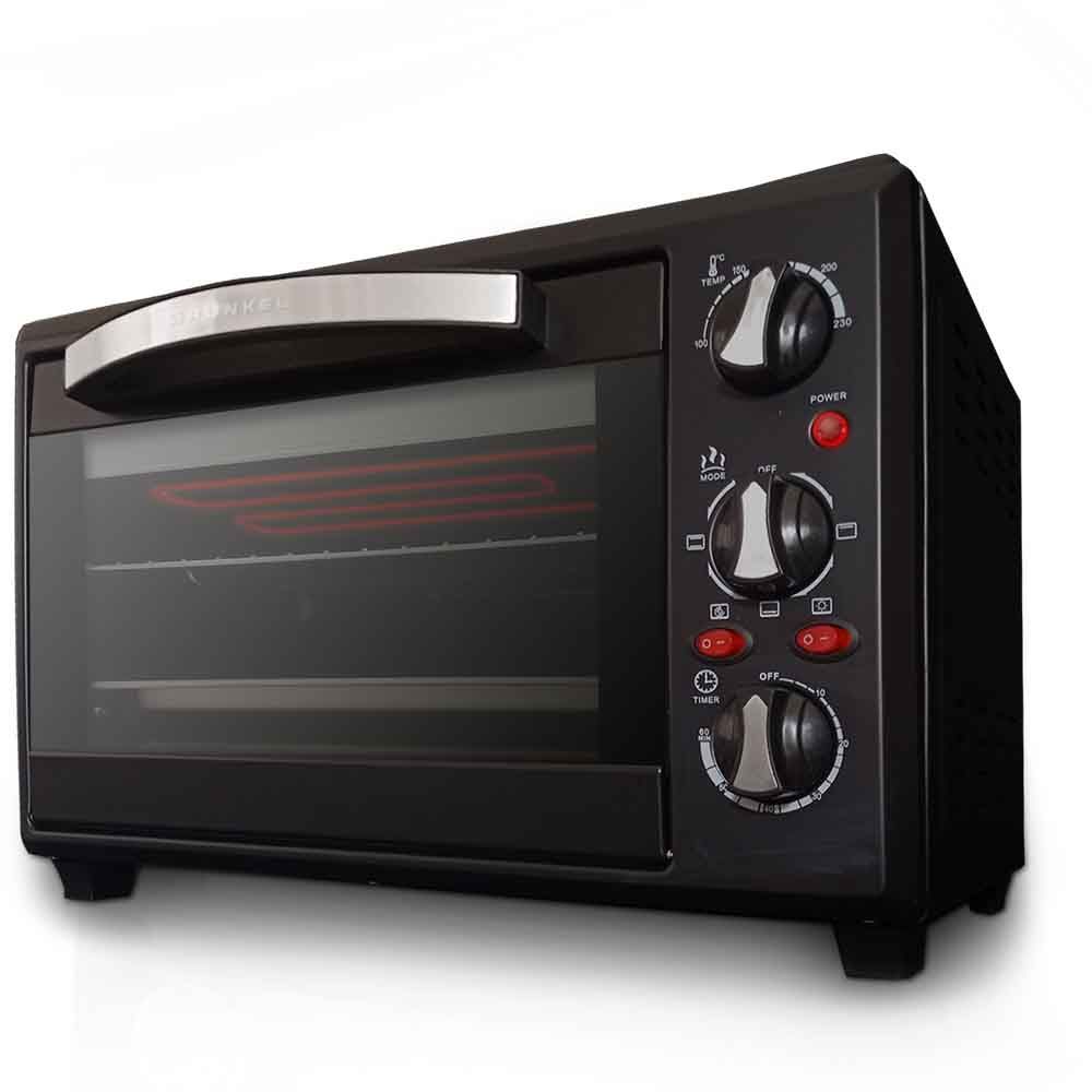 38-Liter-Multifunktions-Elektro-Tischbackofen – HR-38NRM – 2000 W – Schwarz