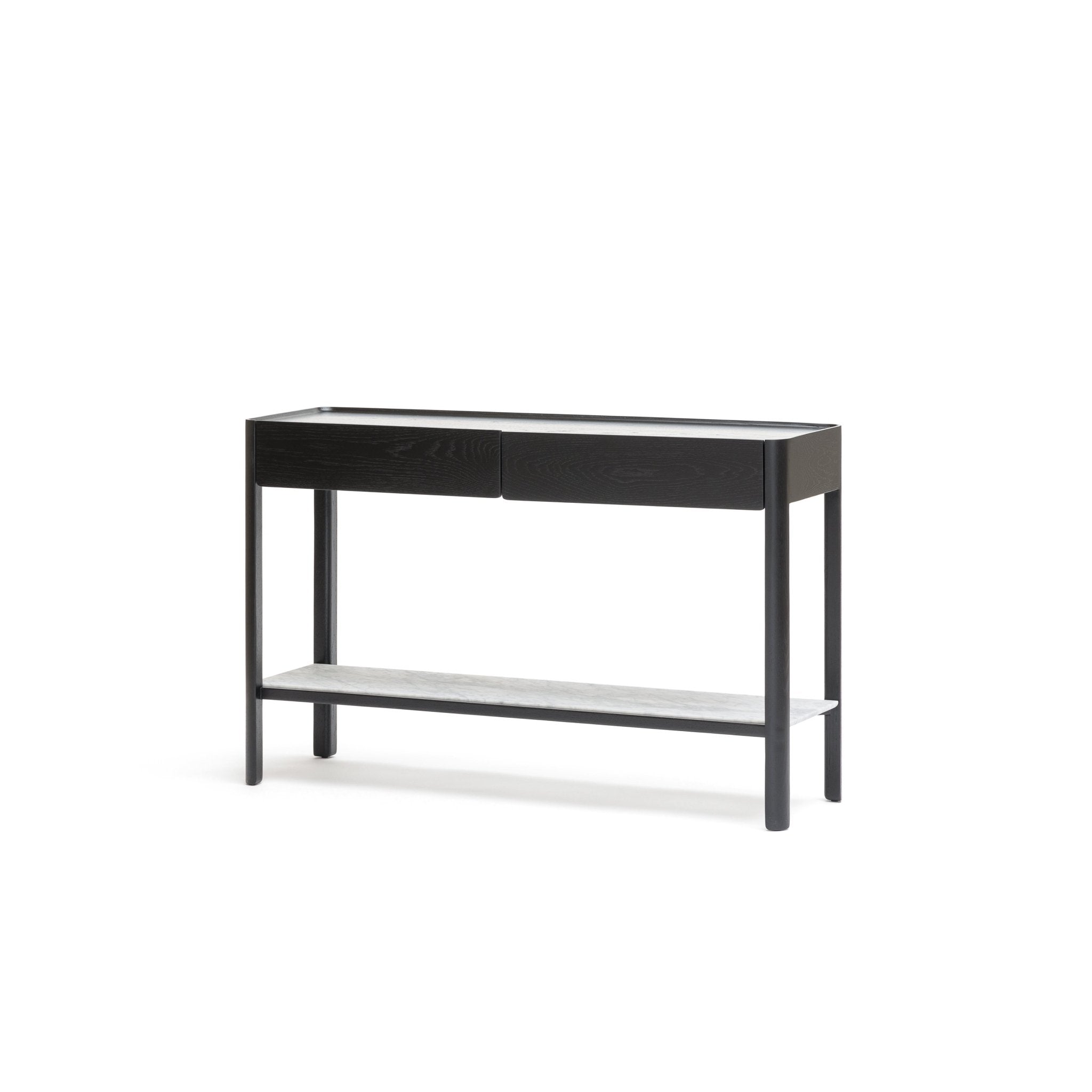 Nell Console | Black Oak with Stone