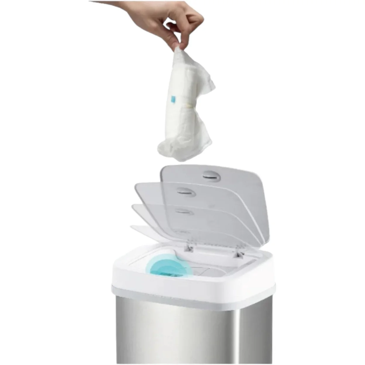 Poubelle anti-odeurs 2025, 15 litres, NS