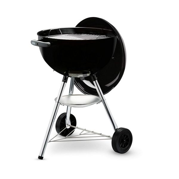 Weber Bar-B Kugelgrill mit Rädern, Chromstahl (91 x 47 x 58 cm)