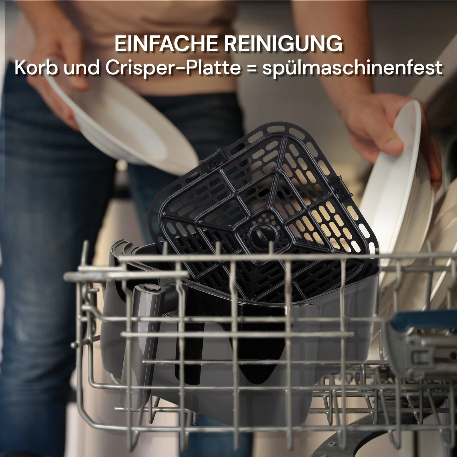 2025 Rosmarino TempSense Heißluftfritteuse – 6 L