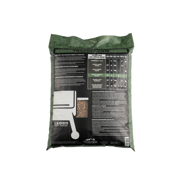 Johannisbrot-Holzpellets für den Traeger-Grill