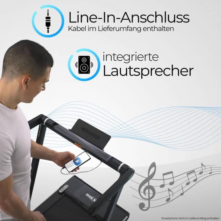 2025 MAXXUS M8 løbebånd – Kompakt og kraftfuld (5,0 HK) med 4-zoners dæmpning