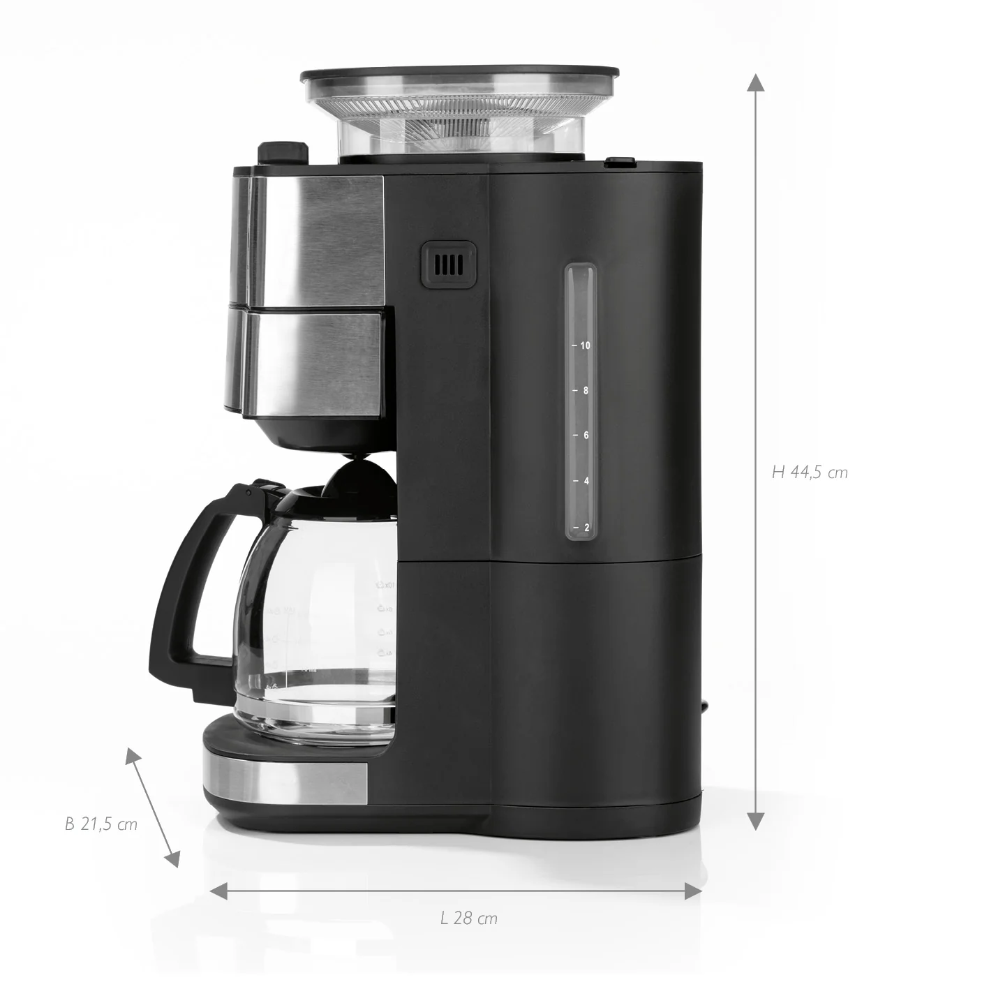 2025 FRESH-AROMA-PERFECT II – Cafetière à filtre avec broyeur intégré – Duo