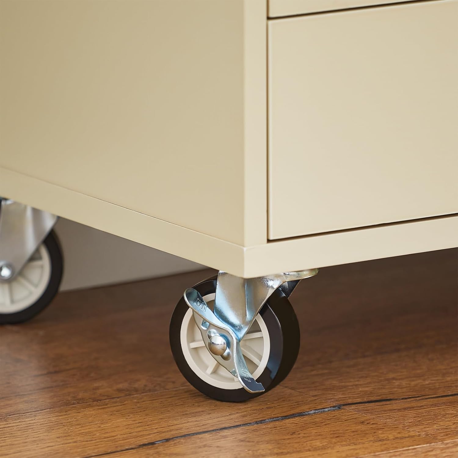 SoBuy FSB81-GR Küchenbuffet mit Mikrowellenfunktion für Esszimmer, Eingangsbereich und Wohnzimmer, mit 2 Türen, 2 Schubladen und 1 offenem Fach, Grün, 120 x 40 x 90 cm, EN