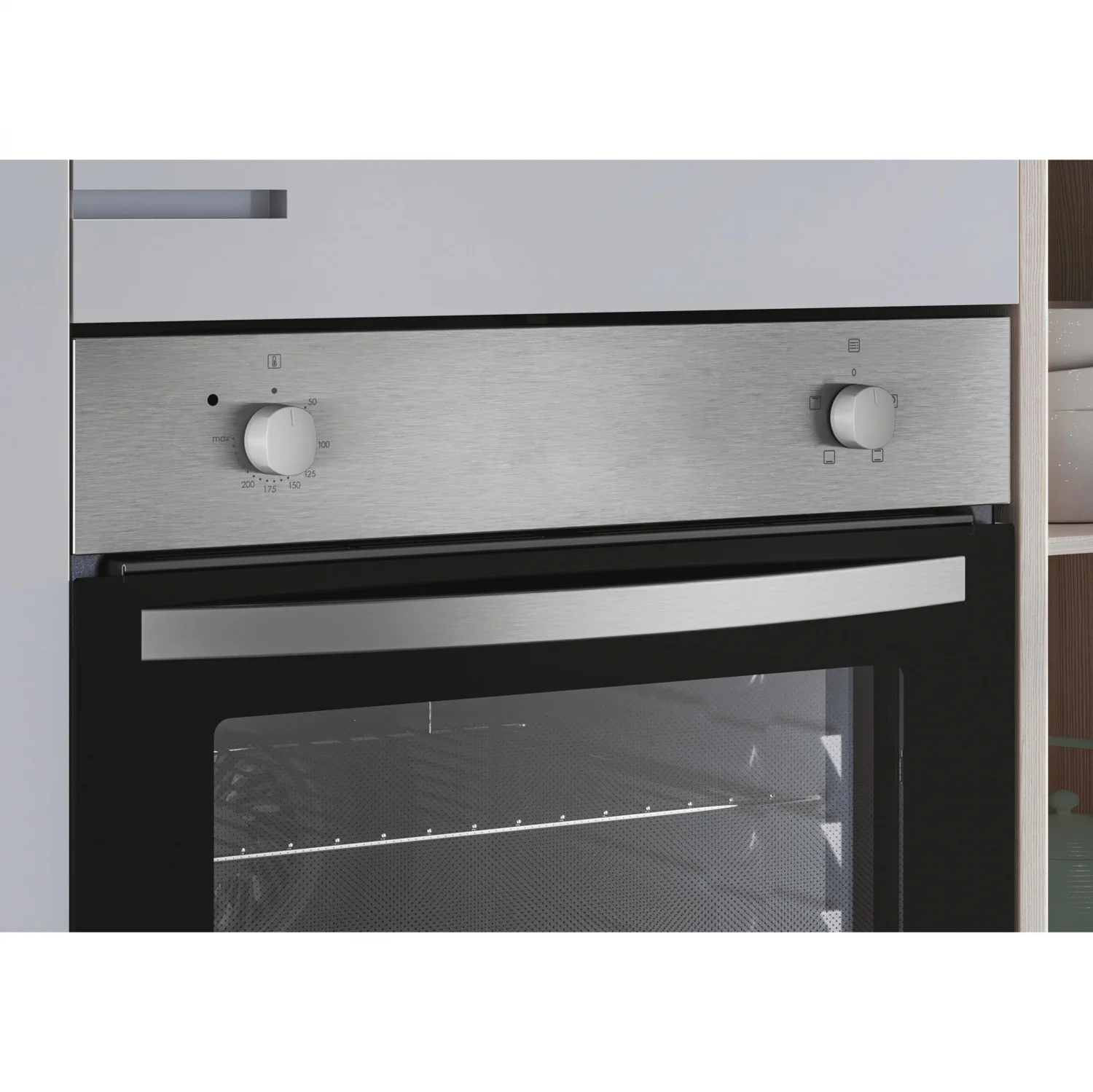 Candy FIDCP X200 Backofen, 2100 W, 70 l, Klapptür, 3 Kochfunktionen, Energieeffizienzklasse A – Edelstahl