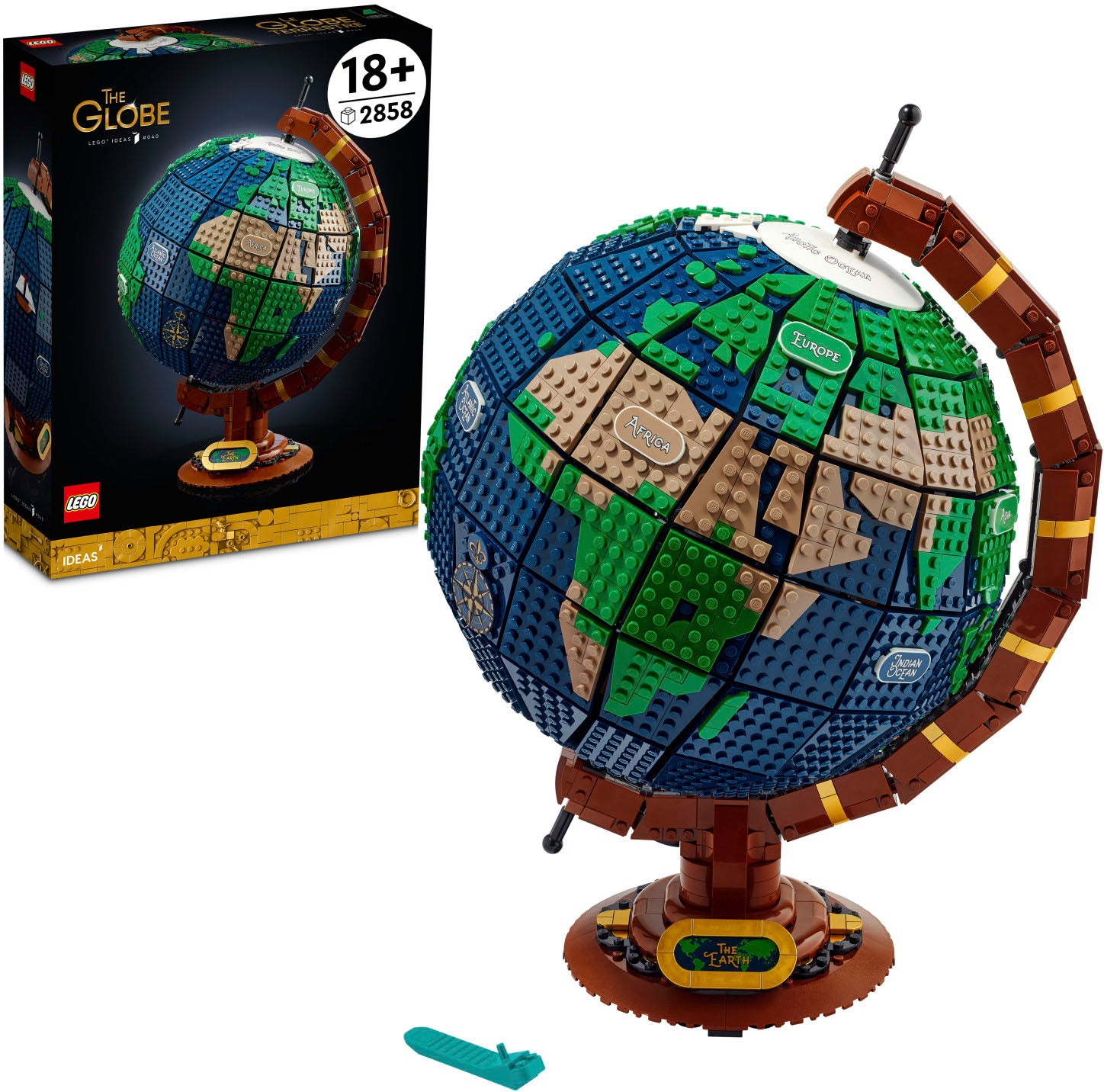 LEGO – Ideas The Globe 21332 Legetøjsbyggesæt (2.585 dele)