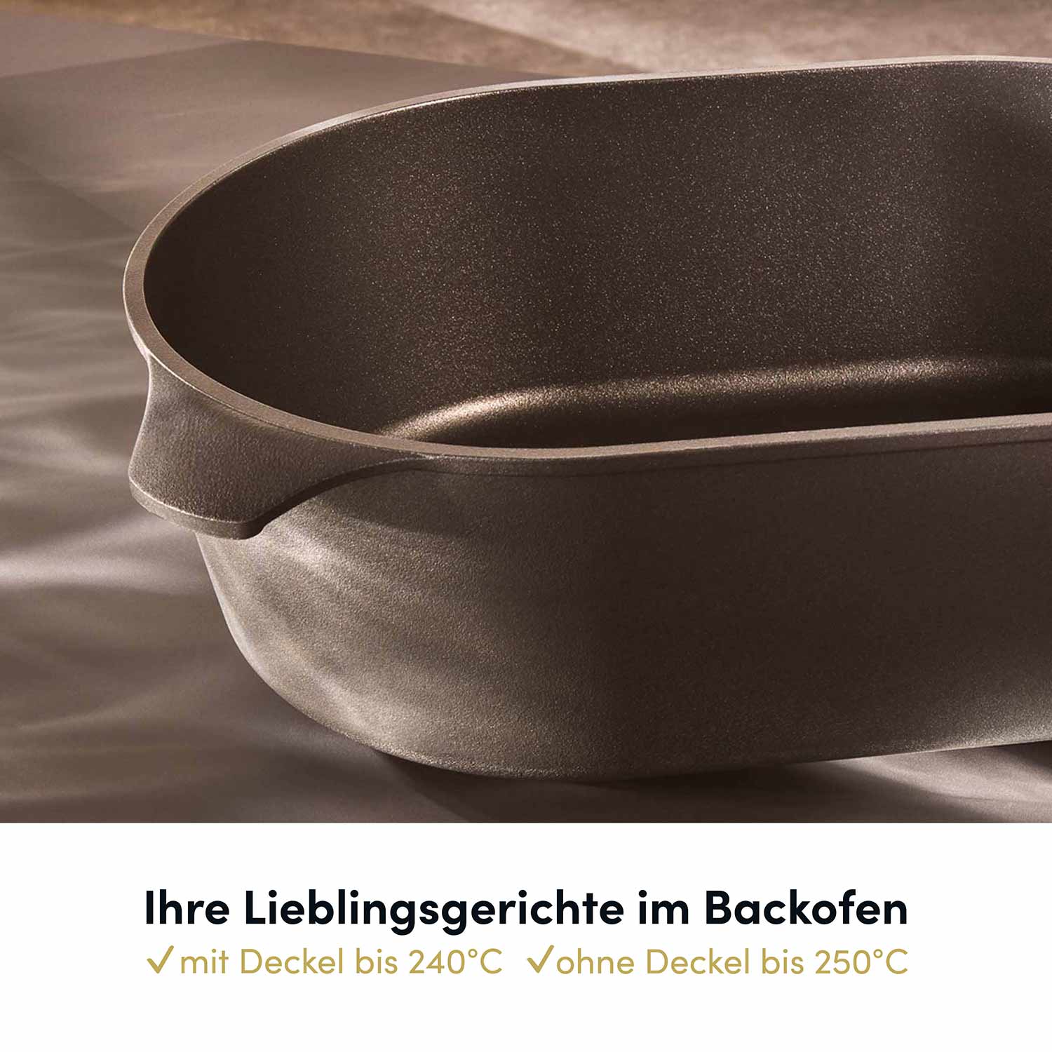 Plat à rôtir 2025 de grande taille (39,2 x 26,3 cm) avec couvercle en option