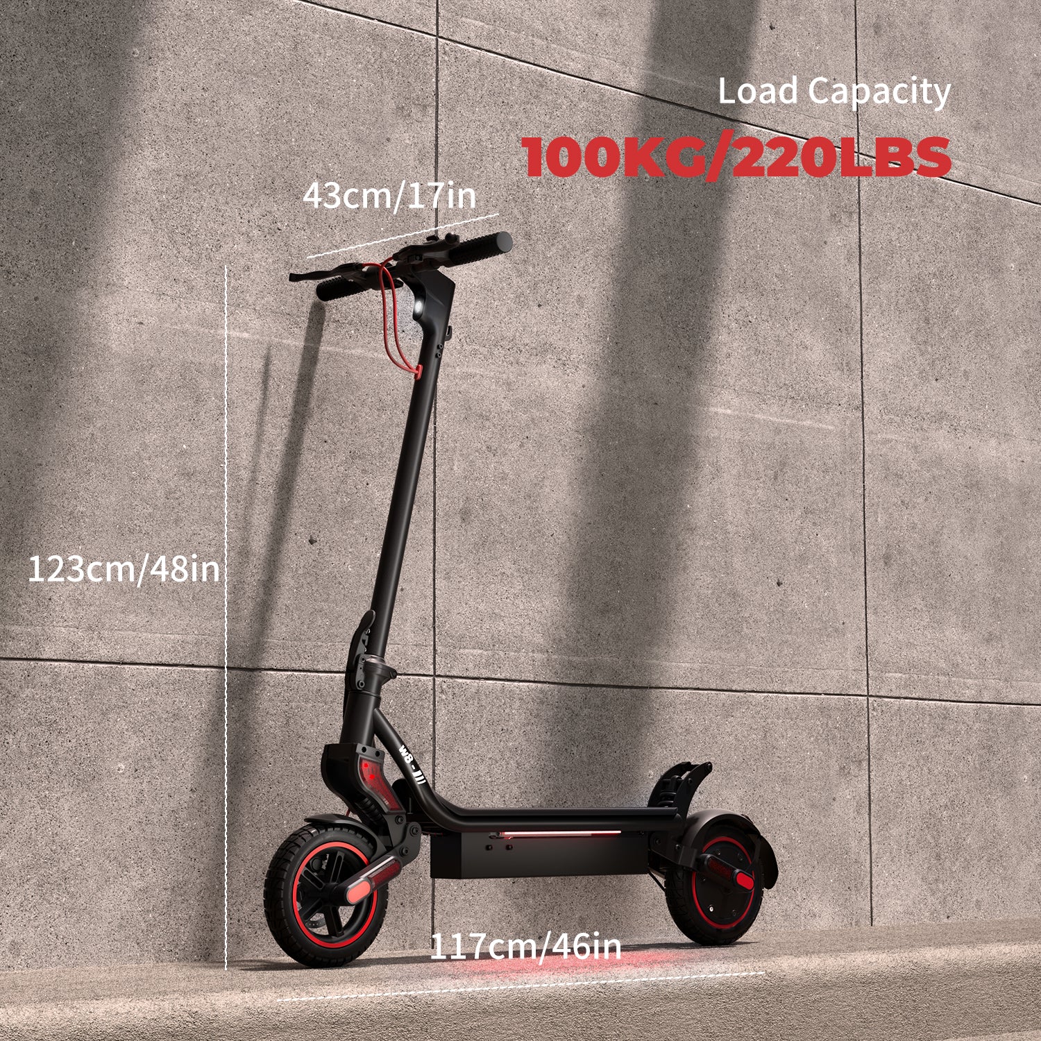 2025 iScooter W8 500W El-scooter med terrængående dæk