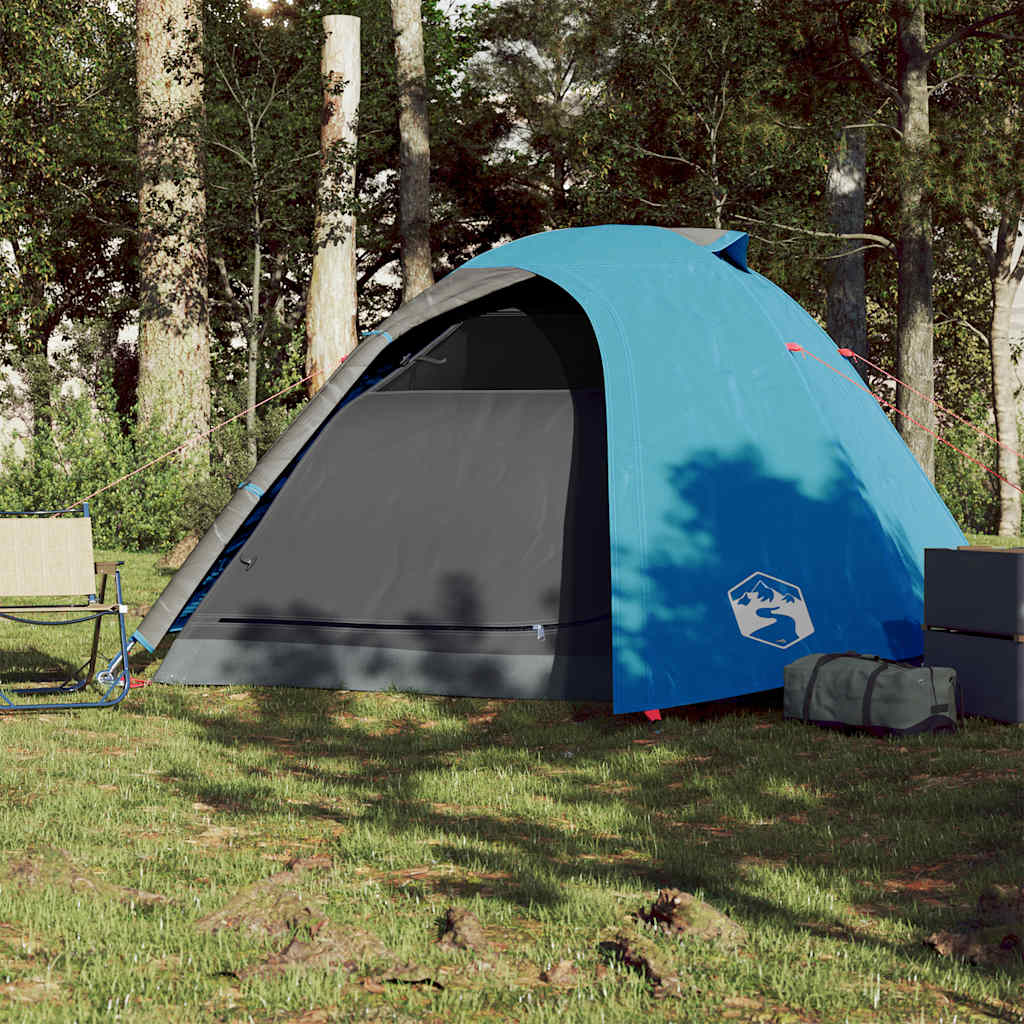 Tente igloo bleue imperméable 2025 pour 4 personnes V8049