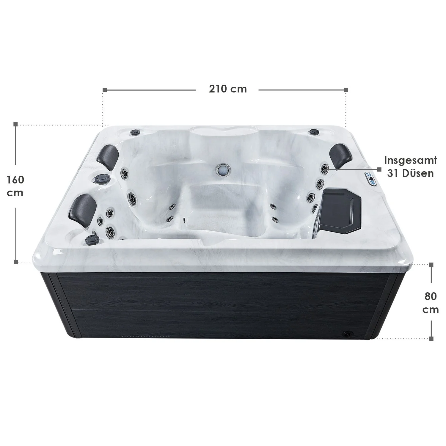 Spa extérieur Oasis 2025