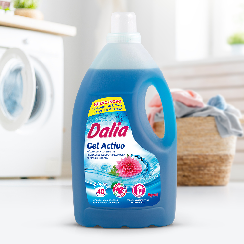 Aktives Gelwaschmittel – Für weiße und farbige Wäsche
