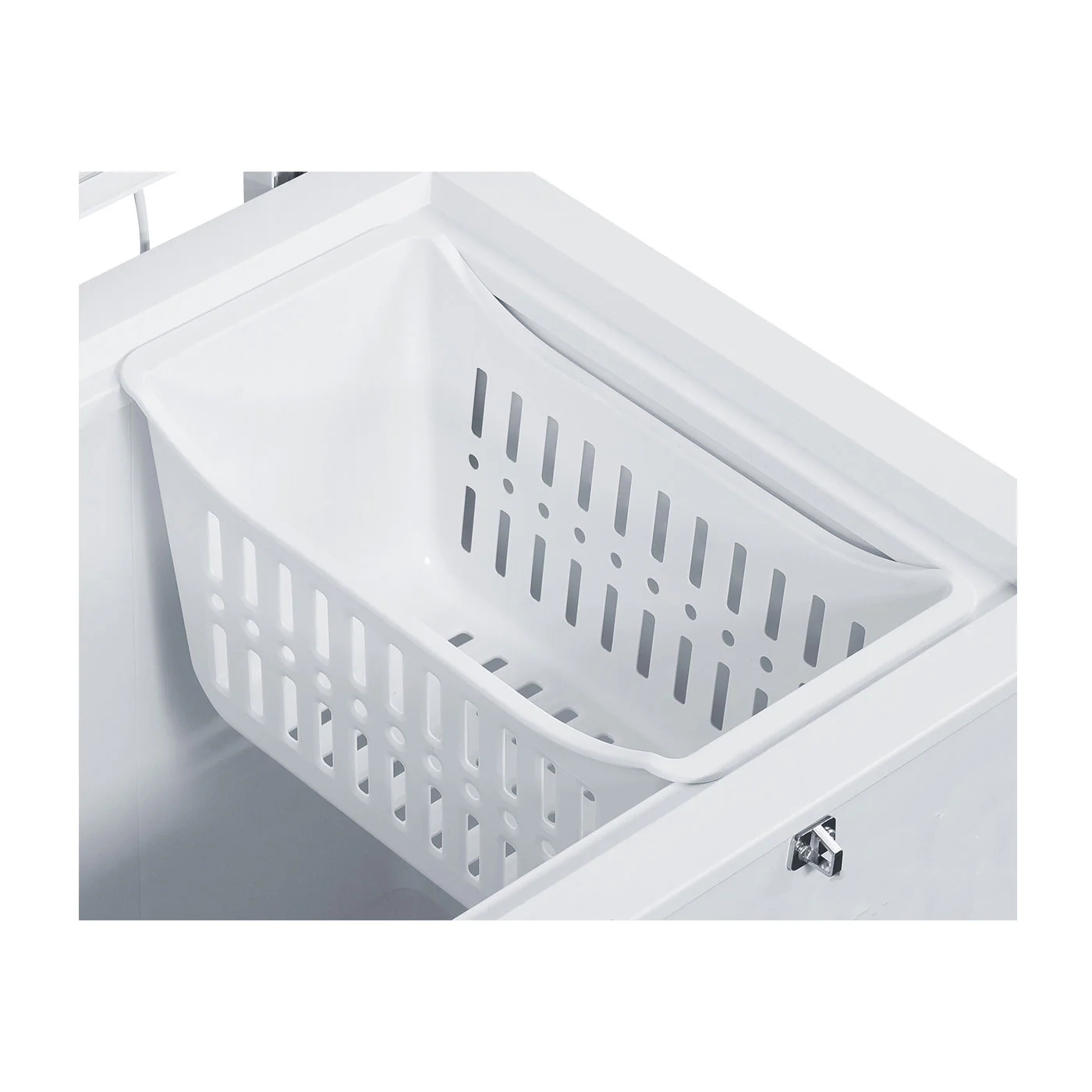 2025 Dobbeltfryser Hvid 63,2x85 cm 142 liter med temperaturkontrol og indvendig belysning