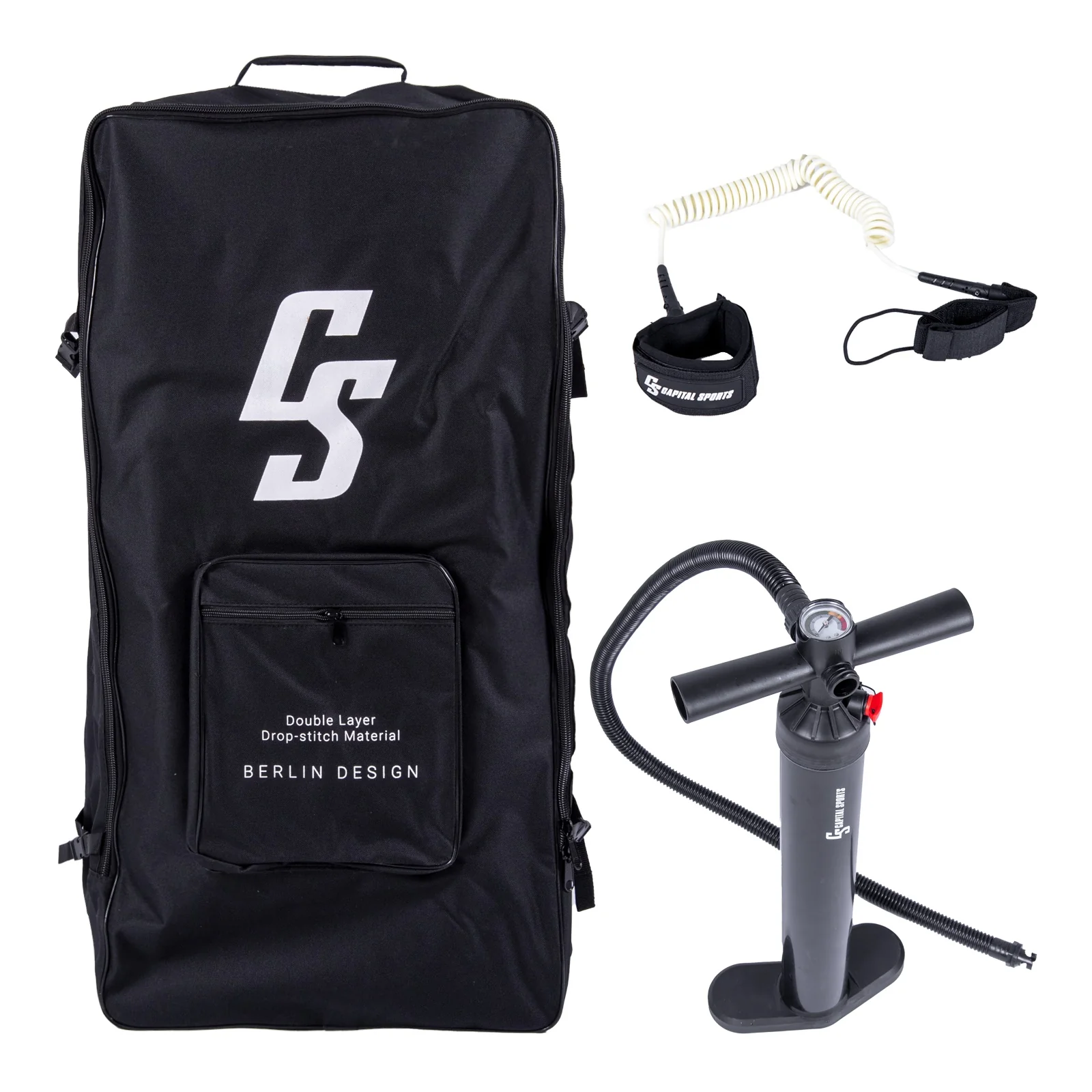 Mamao SUP-Board-Set 427 Aufblasbares SUP-Board 427 x 77 x 15 cm in Weiß und Blau