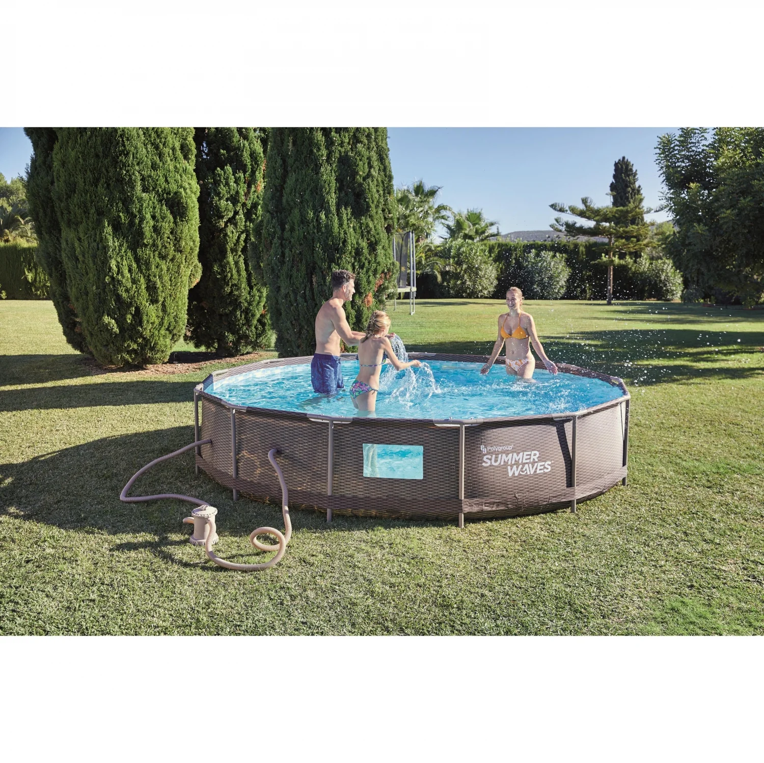 Röhrenpool 396x84 cm Topub Summer Waves