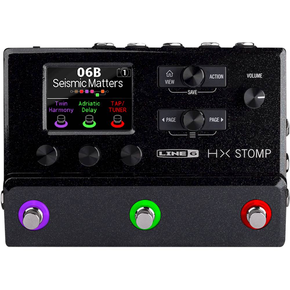 Line 6 – HX Stomp Guitar Effektprocessor – Sort