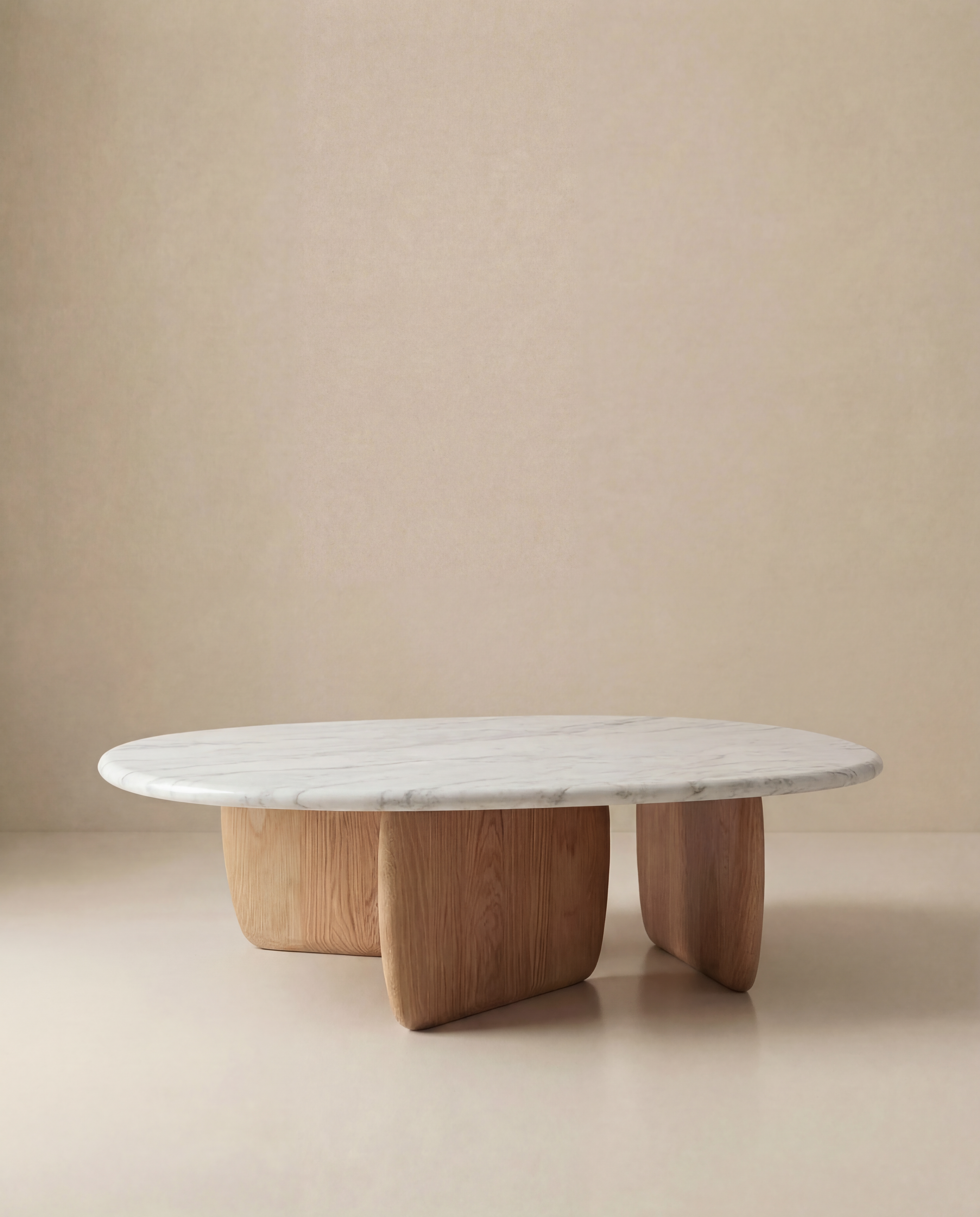 Mesa de centro Eden | Madera y piedra