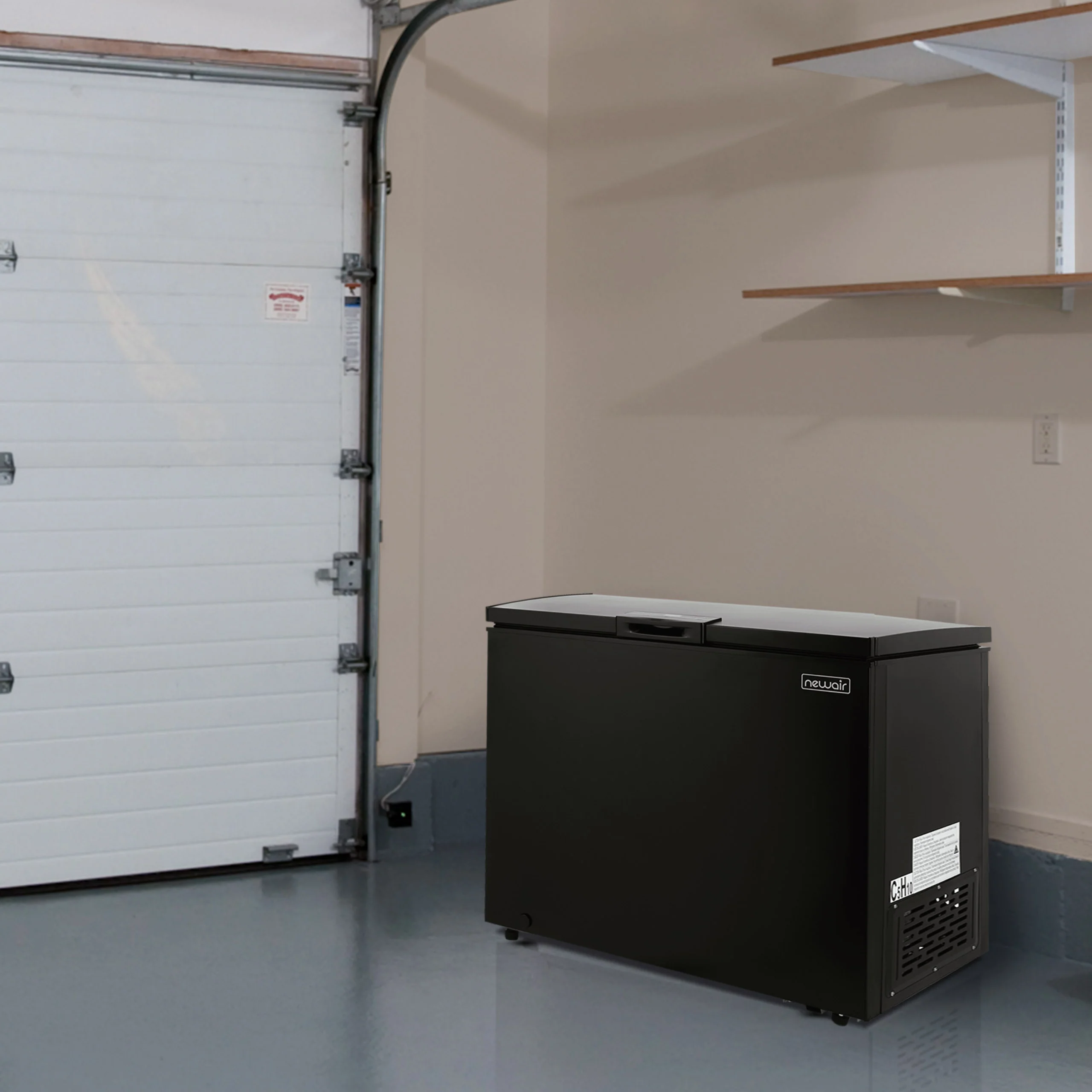 2025 Newair® kompakt kummefryser. 6,7 kubikfod – sort