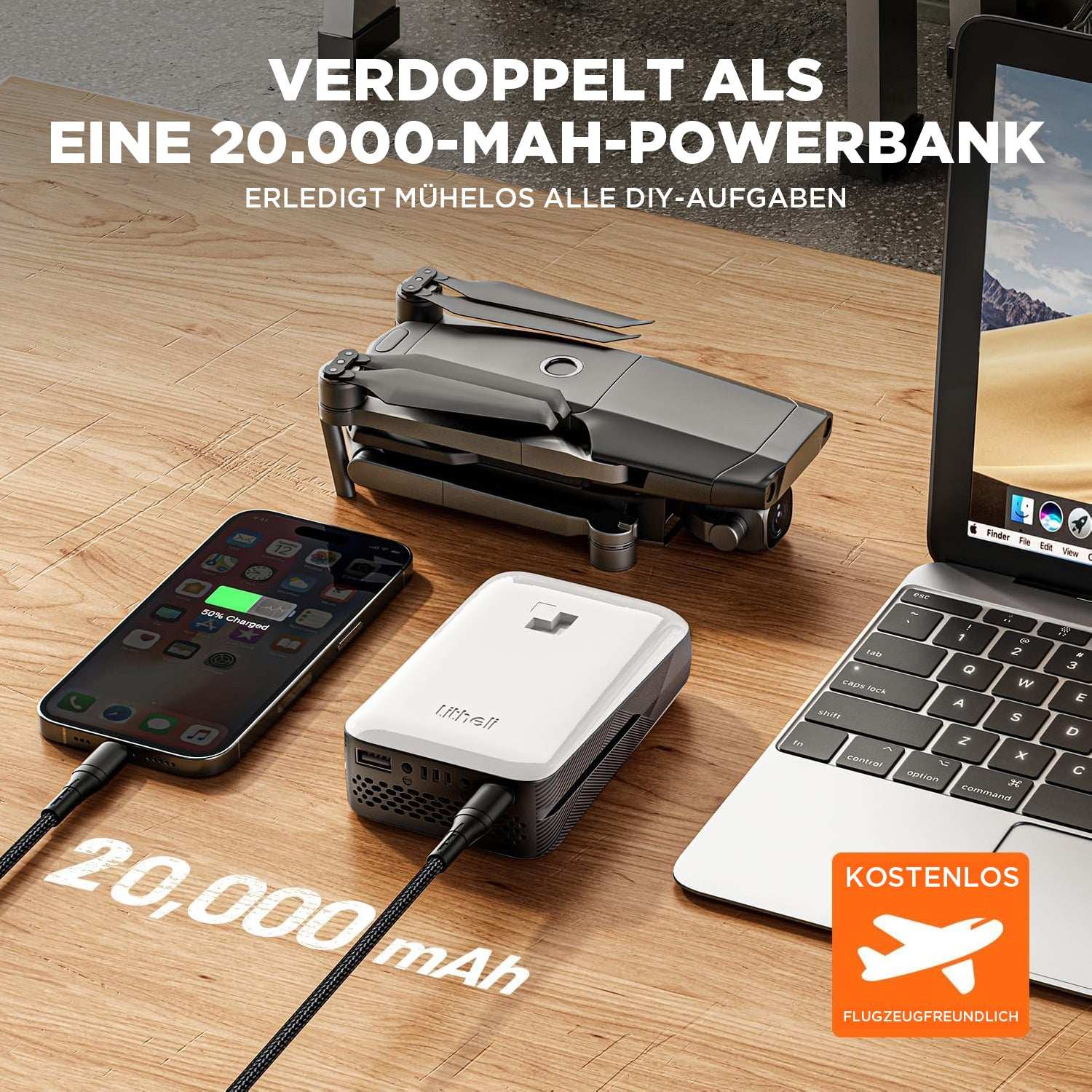 2025 U20 Akku-Rasenmäher 37 cm 2 × 20 V mit bürstenlosem oder Bürstenmotor und 4,0 Ah Akkus