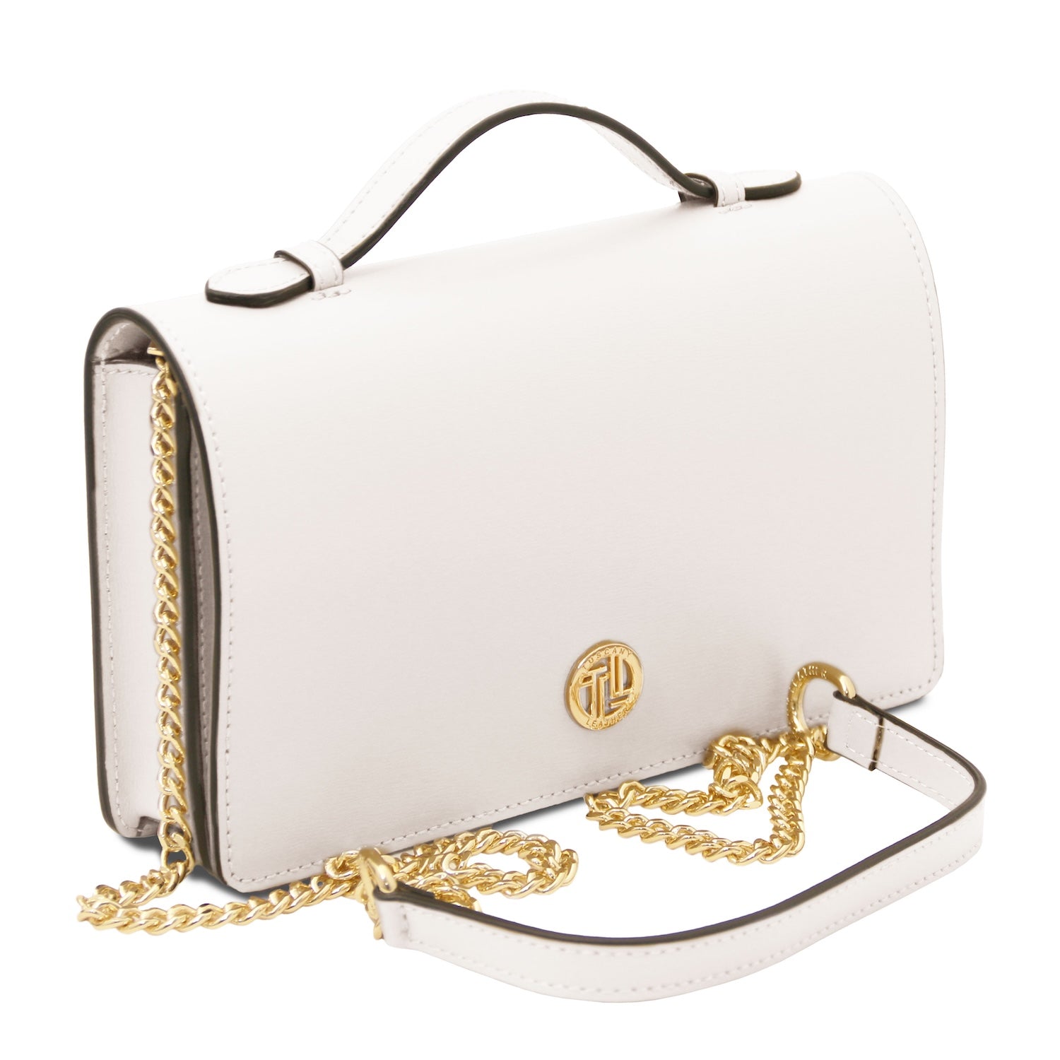 Opera - Leather clutch with chain strap | TL142505