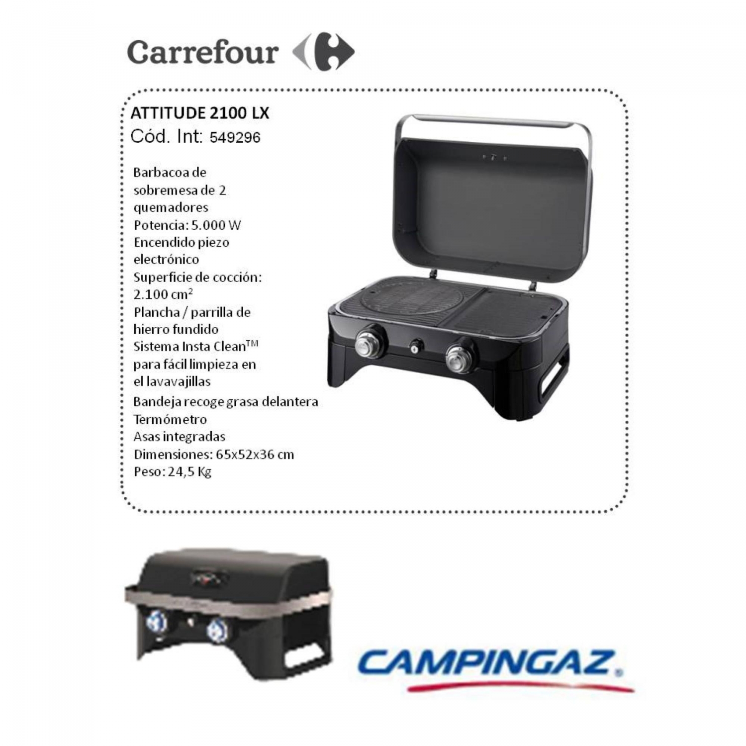 Attitude 2100 LX Gasgrill