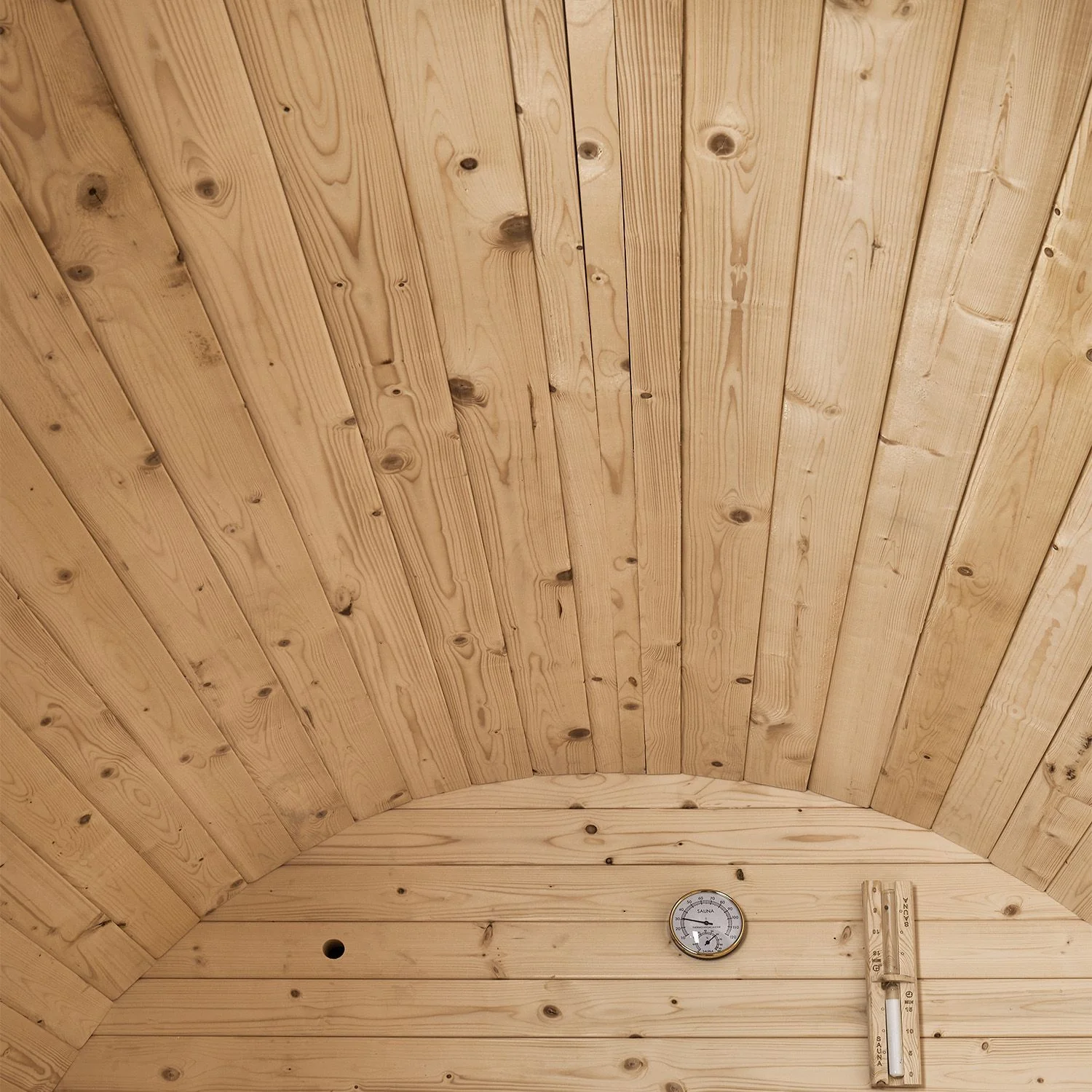 2025 Spitzbergen Fasssauna mit Saunaofen