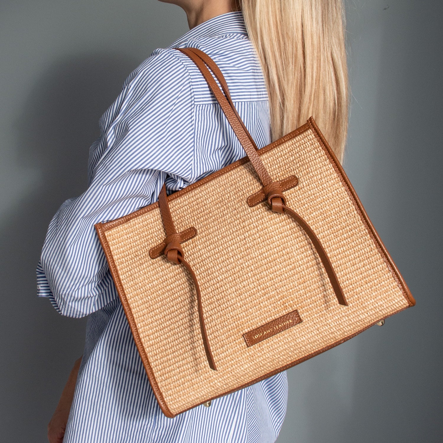 Frame - Straw effect shoulder bag | TL142566