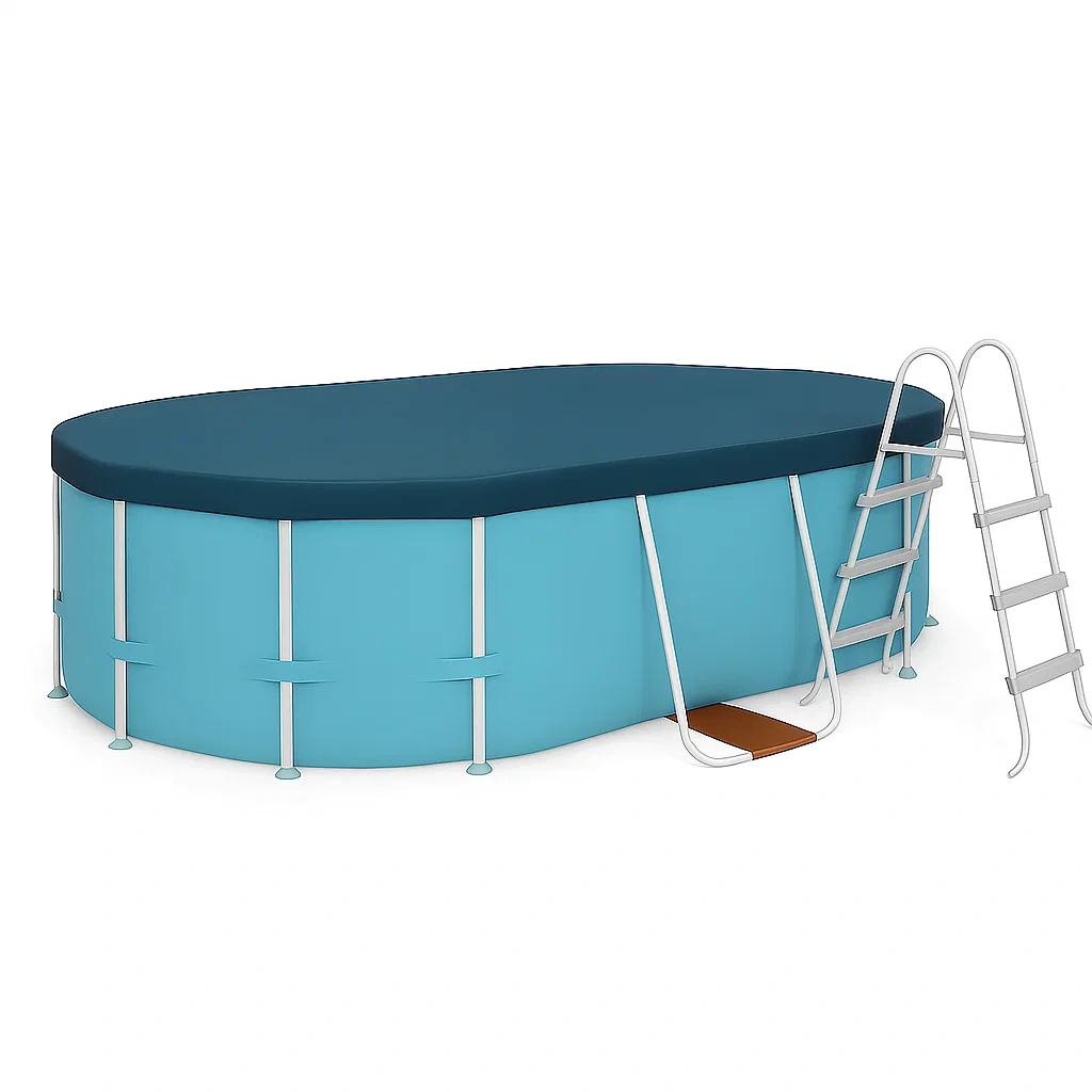 Piscine ovale amovible 418x243x98 cm eSudbHr126Js