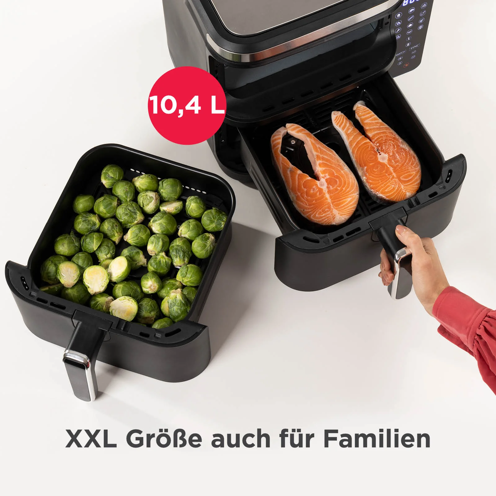 Rosmarino Tower XXL Heißluftfritteuse 2025 – 10,4 l